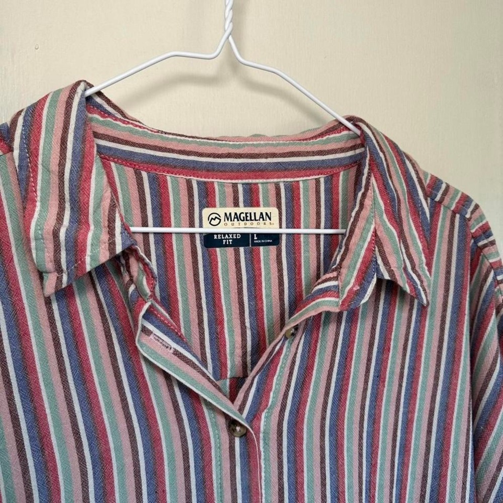 Casual striped‎ button down from Magellan Outdoors - Picture 2 of 3